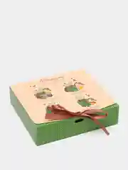 Салатовый коробки  подарочные "Для семьи"