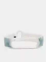 Мятный силиконовый ремешок с принтом для Xiaomi Mi Band 3 / 4 / 5 / 6