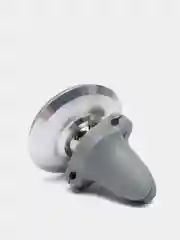 Серебряный автомобильный держатель Baseus "Magnetic Air Vent Car Mount Holder", с держателем кабеля