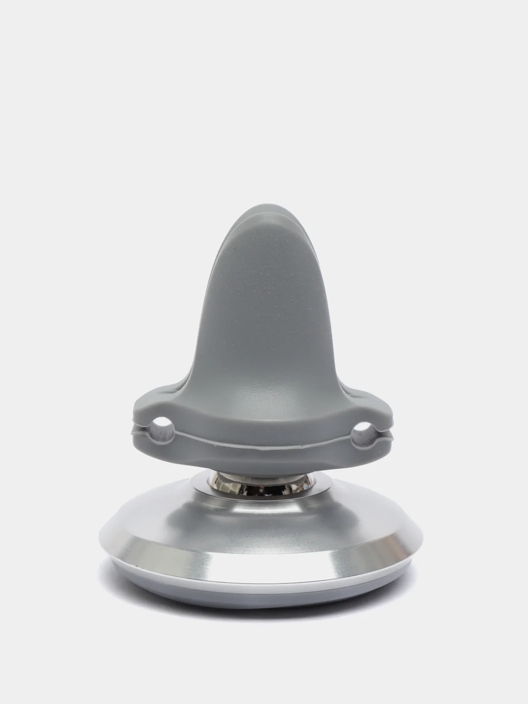 Серебряный автомобильный держатель Baseus "Magnetic Air Vent Car Mount Holder", с держателем кабеля