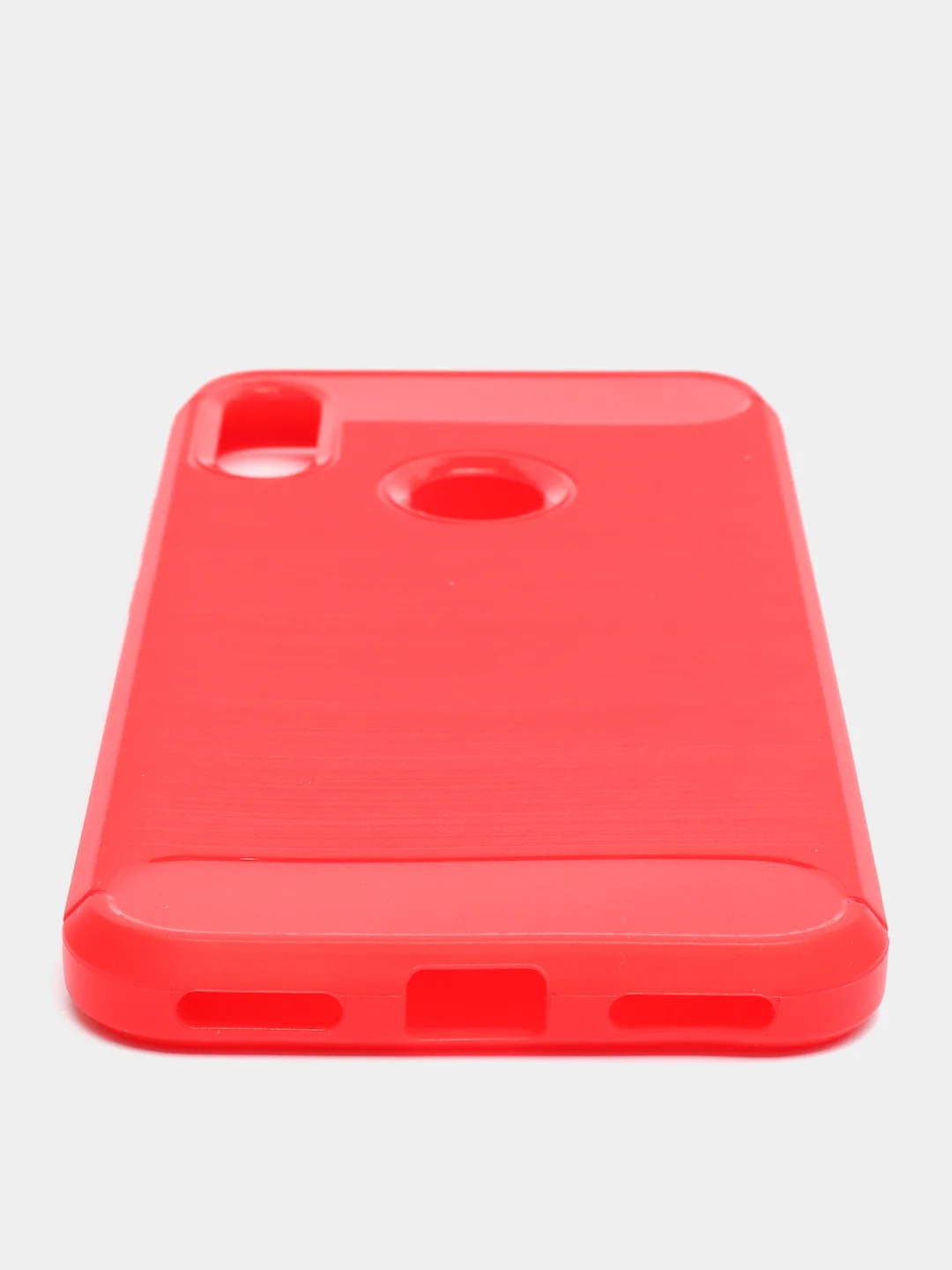 Красный чехол Huawei Y6 2019 / Y6s 2020, Honor 8A / 8A Pro / 8A Prime имитация под карбон