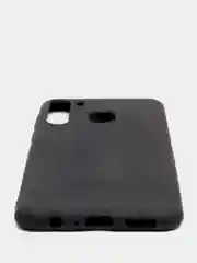 Чёрный матовый чехол Samsung A01 A10S, A11 A20 A30 A20S, A21 A21S A31 A40 A41, A50 A51 A71
