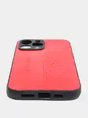 Алый чехол iPhone 13, 13 Pro, 13 Pro Max из экокожи Baseus