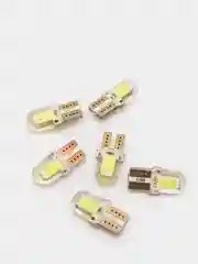 Габаритные LED лампы W5W T10 1-2-4 шт Светодиодные Лампочки габариты/огонь/салон/подсветка