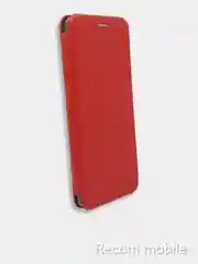 Красный чехол книжка Samsung Galaxy A12, M12 с функцией подставки Самсунг А12, М12