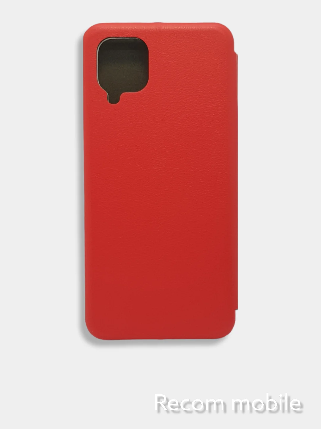 Красный чехол книжка Samsung Galaxy A12, M12 с функцией подставки Самсунг А12, М12