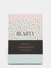 Записная книжка из экокожи "Vision. Beauty", цветной срез,  80 листов