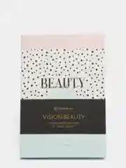 Записная книжка из экокожи "Vision. Beauty", цветной срез,  80 листов