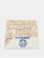 Динозавры, деревянная модель для самостоятельной сборки "МАМОНТ", 27*9*16 см