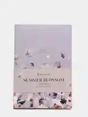 Записная книжка 80 листов, из экокожи "Vision. Summer blossom", золотой срез