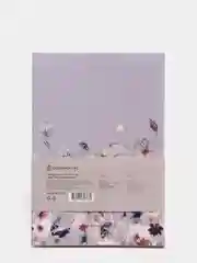 Записная книжка 80 листов, из экокожи "Vision. Summer blossom", золотой срез