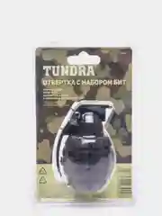 Отвертка с набором бит ТУНДРА "Граната", 7 предметов