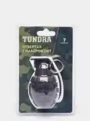 Отвертка с набором бит ТУНДРА "Граната", 7 предметов