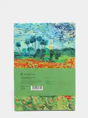 Записная книжка из экокожи "Vision. Van Gogh. Poppy field", 80 листов