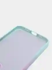 Бирюзовый чехол градиентный для iPhone XR 11 12 13 Pro Max mini силиконовый айфон про макс