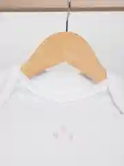 Коралловый боди детское с коротким рукавом и рисунком