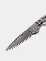 Серебряный складной нож из нержавеющей стали