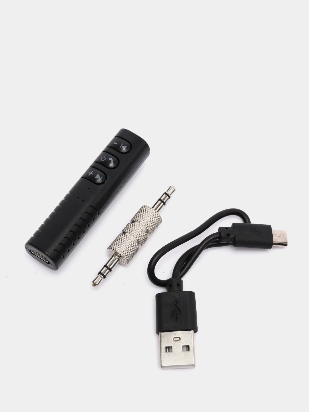 Черный bluetooth-адаптер AUX, 3,5 мм
