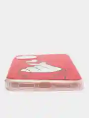 Красный чехол Apple iPhone 11 (6.1) силиконовый с рисунком Сердце