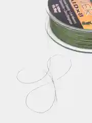Зеленый леска плетенка Power BRAID Х8 рыболовная