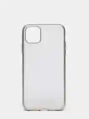 Серебряный чехол силиконовый для iphone/ 6/6s/7/8/se/xs/xsmax/xr/11/11pro/11promax с цветными рамками