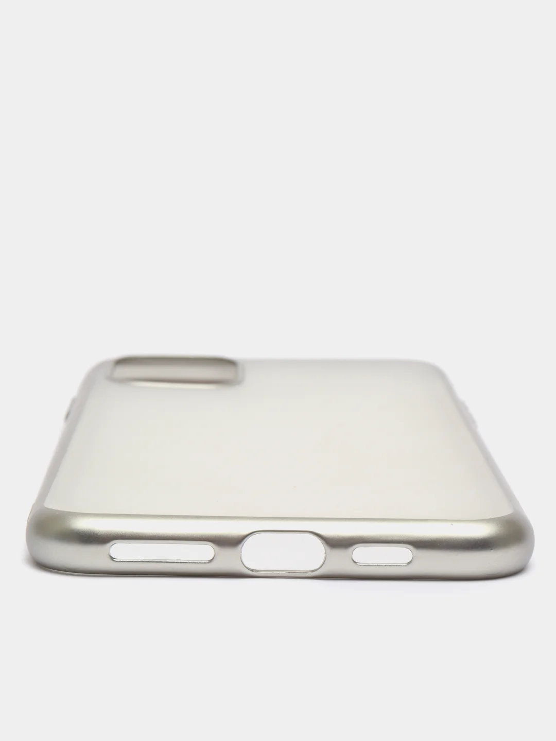 Серебряный чехол силиконовый для iphone/ 6/6s/7/8/se/xs/xsmax/xr/11/11pro/11promax с цветными рамками