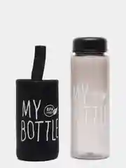 Черный my bottle в термочехле