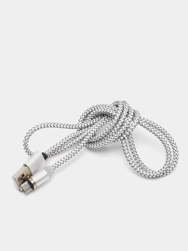 USB Кабель для зарядки и передачи данных магнитный до 2.1A + магнитный кон-р Micro USB