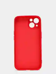 Красный чехол iPhone 13 Pro Max, силиконовый на айфон про макс