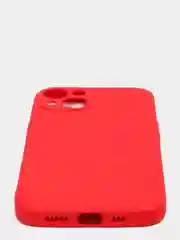 Красный чехол iPhone 13 Pro Max, силиконовый на айфон про макс