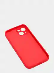 Красный чехол iPhone 13 Pro Max, силиконовый на айфон про макс