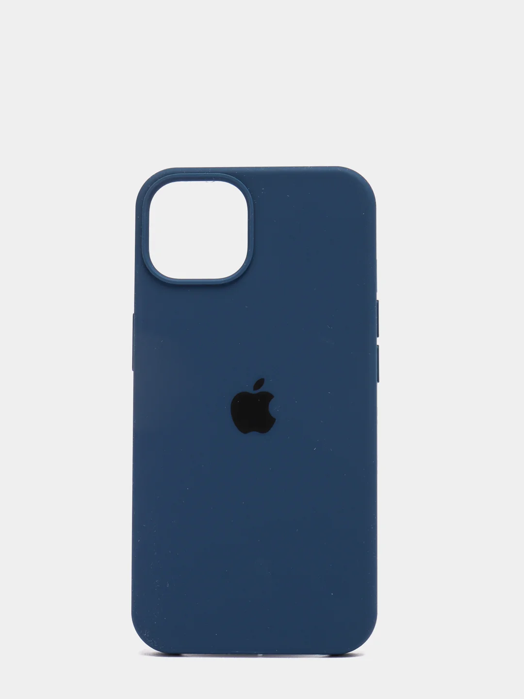 Темно-синий чехол Silicone Case для iPhone 13 / 13 Pro / 13 Pro Max с открытым низом