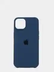 Темно-синий чехол Silicone Case для iPhone 13 / 13 Pro / 13 Pro Max с открытым низом