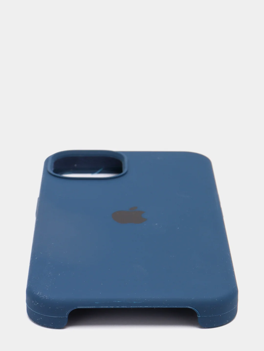 Темно-синий чехол Silicone Case для iPhone 13 / 13 Pro / 13 Pro Max с открытым низом