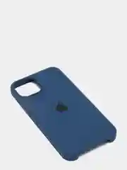 Темно-синий чехол Silicone Case для iPhone 13 / 13 Pro / 13 Pro Max с открытым низом