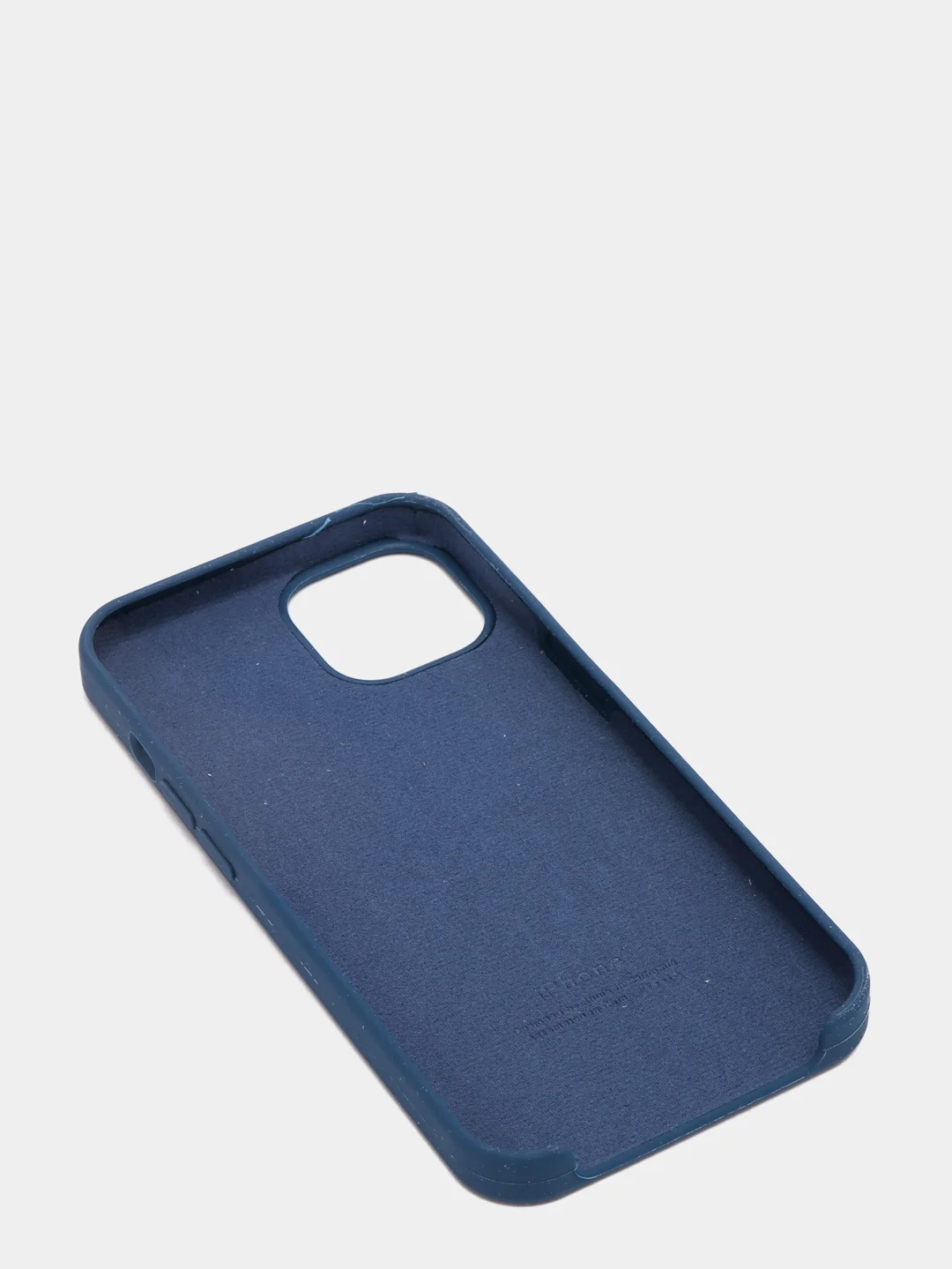 Темно-синий чехол Silicone Case для iPhone 13 / 13 Pro / 13 Pro Max с открытым низом