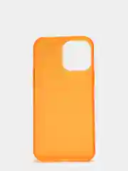Оранжевый чехол для iPhone 13 / 13 Pro / 13 Pro Max силиконовый, неоновый, плотный, прозрачный
