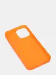 Оранжевый чехол для iPhone 13 / 13 Pro / 13 Pro Max силиконовый, неоновый, плотный, прозрачный