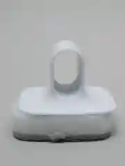 Белый губка для посуды с ручкой на подставке