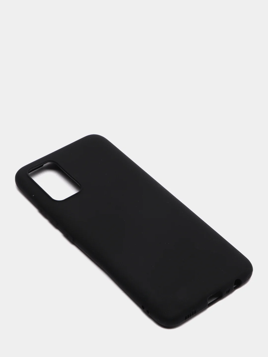 Чехол силиконовый черный матовый Samsung A02S / A02 / A22 / A32 / A12 / A51 / A21S / A31