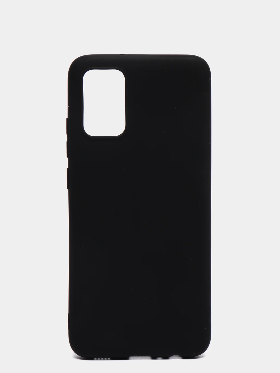 Чехол силиконовый черный матовый Samsung A02S / A02 / A22 / A32 / A12 / A51 / A21S / A31