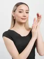 Серьги / кольца / гвоздик / под золото / гипоаллергенные,  подарок