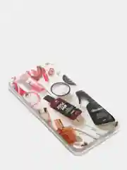 Терракотовый чехол Samsung Galaxy A01 / M01, Самсунг Галакси А01 / М01 с рисунком "Косметика"