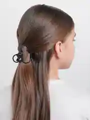 Черный краб для волос Минни Маус