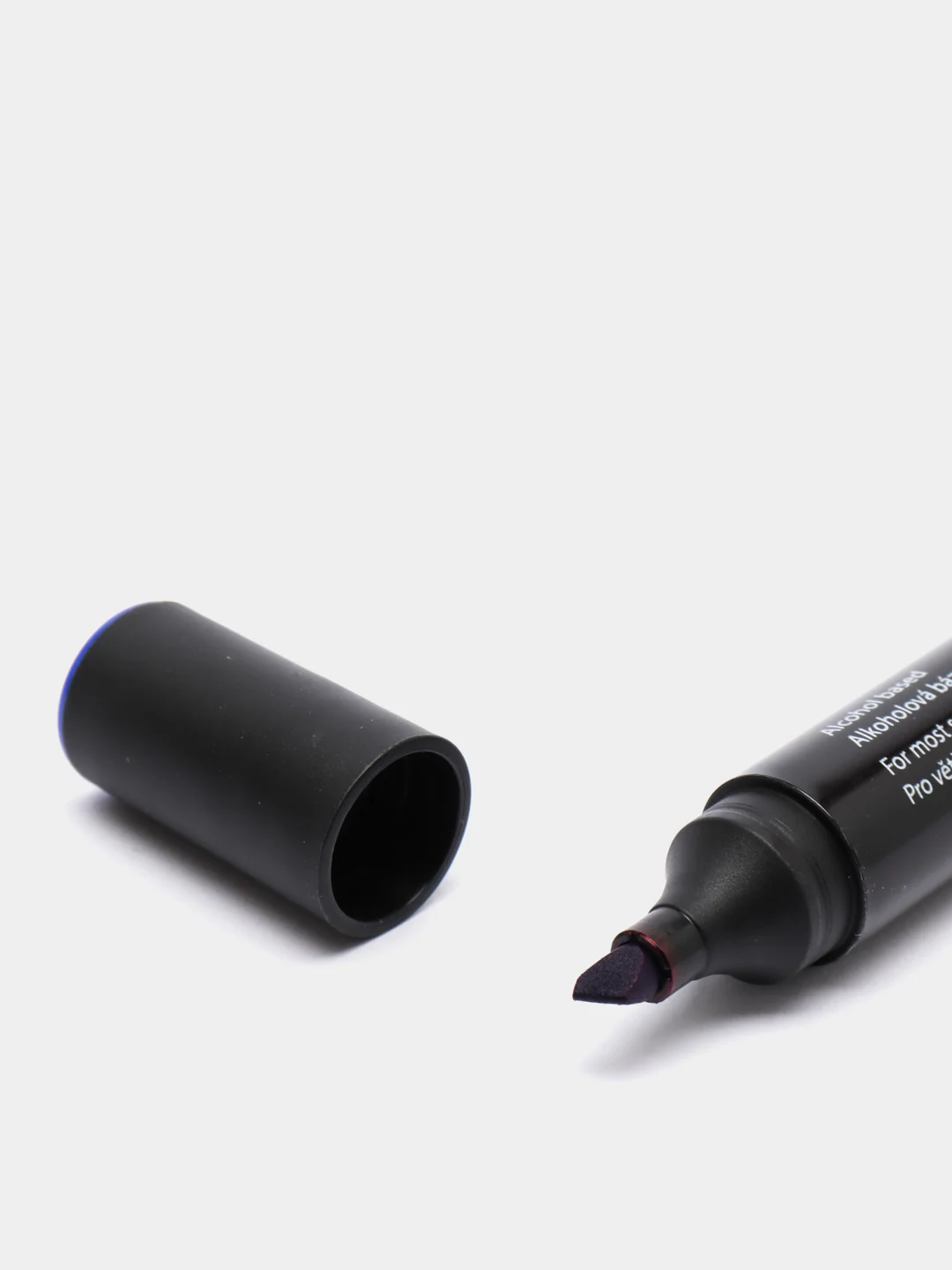 Маркер перманентный двусторонний Centropen, синий