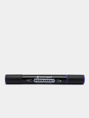 Маркер перманентный двусторонний Centropen, синий