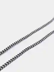 Серебряный кабель AUX Jack3.5-Jack3.5, тканевый аудио кабель нейлоновый аукс, 1 метр