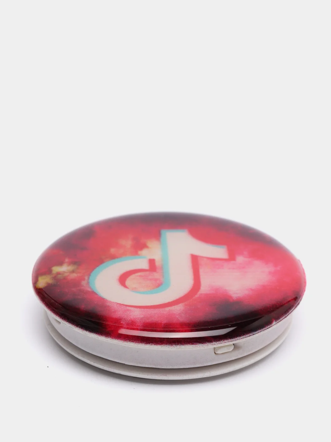 Коралловый попсокет TikTok для смартфона (Tik tok, тик ток, тикток)