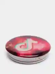 Коралловый попсокет TikTok для смартфона (Tik tok, тик ток, тикток)