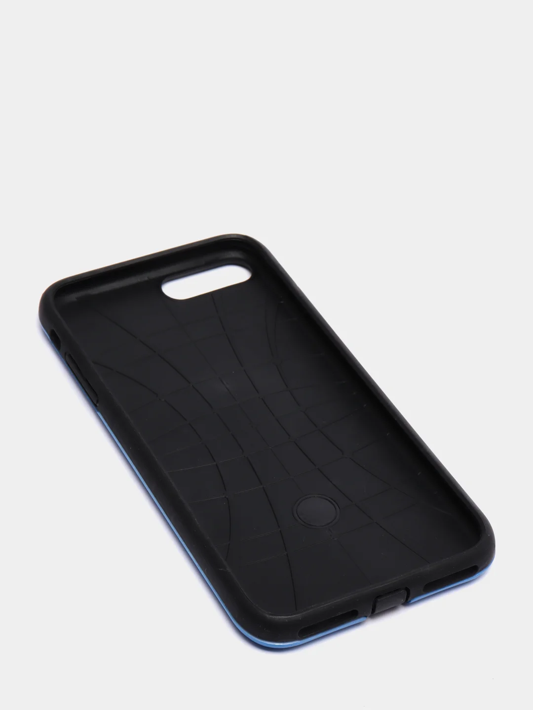 Синий чехол iPhone 7 / 8 / SE 2020, 7 Plus / 8 Plus, 6/6s, 6 Plus / 6s Plus силиконовый металлик